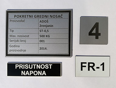 Natpisne pločice